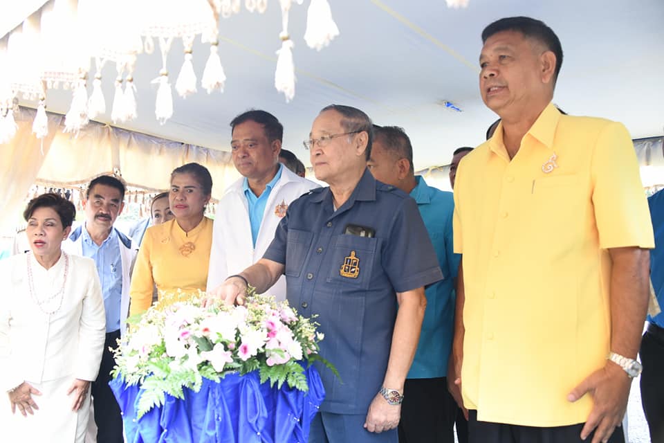 เลขาธิการมูลนิธิชัยพัฒนา เป็นประธานเปิดอาคารศาลาเอนกประสงค์ 70 ปีทรงครองราชอนุสรณ์แห่งความจงรักภักดี