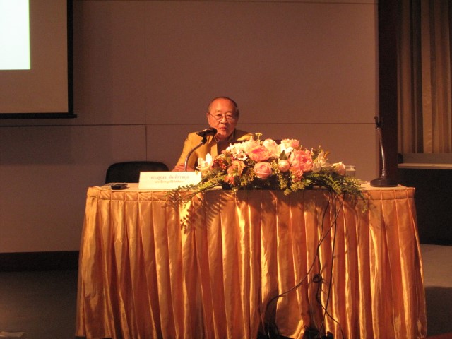  เลขาธิการมูลนิธิชัยพัฒนา เป็นวิทยากรบรรยายหลักสูตร “โครงการพระราชดำริ กับ การจัดการทรัพยากรธรรมชาติอย่างยั่งยื่น”