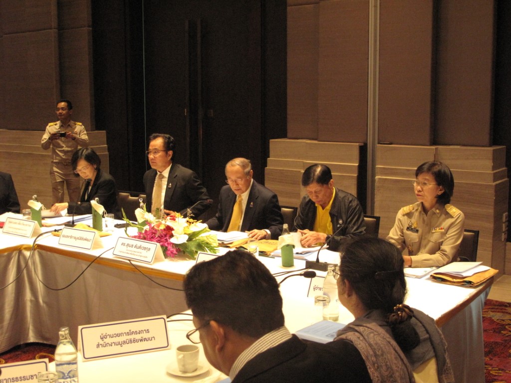 ดร.สุเมธ ตันติเวชกุล เลขาธิการมูลนิชัยพัฒนา เป็นประธานในการประชุมคณะกรรมการกำกับการดำเนินงานพัฒนาพื้นที่คุ้งบางกะเจ้าสู่ความยั่งยืน ครั้งที่ 2 